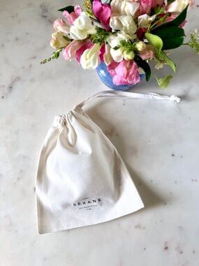 Sézane Small Cotton Drawstring Dust Bag
